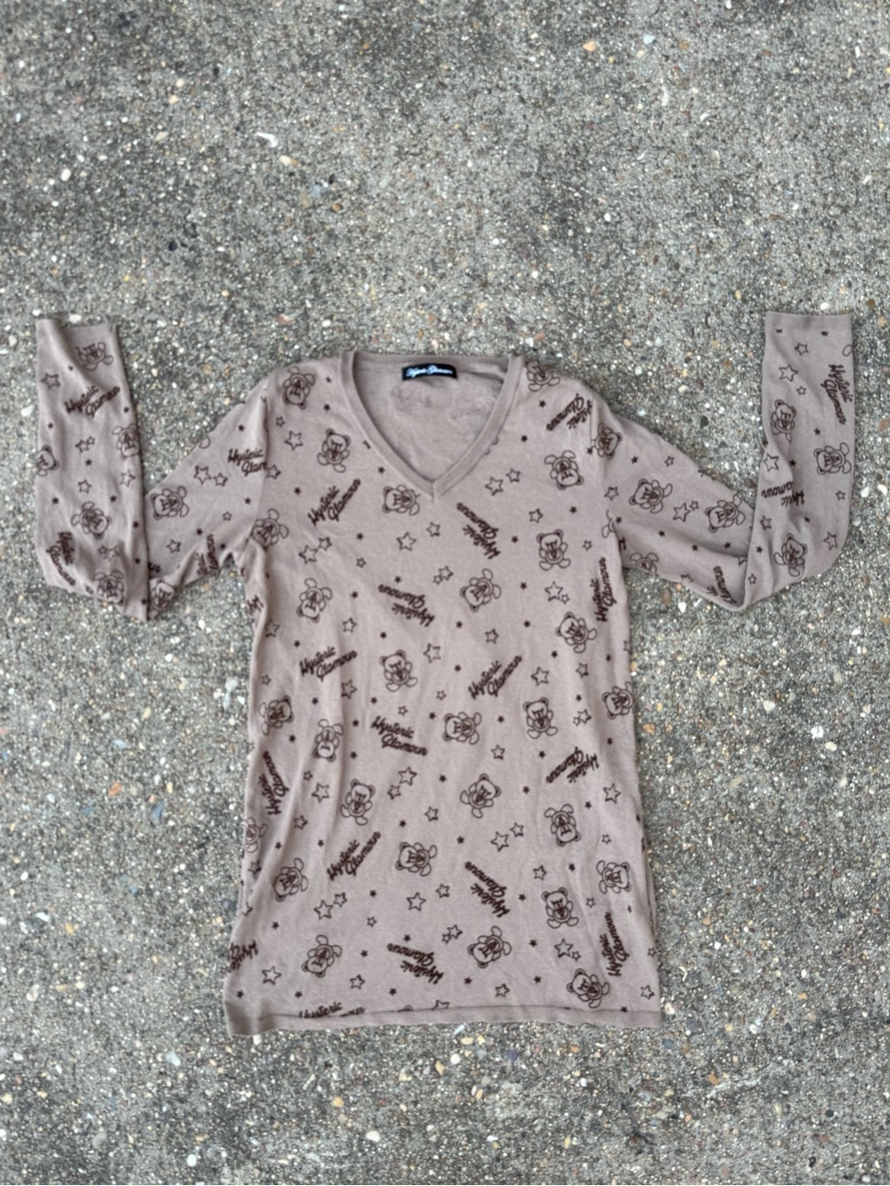 Hysteric Glamour Brown Longsleeve Shirt